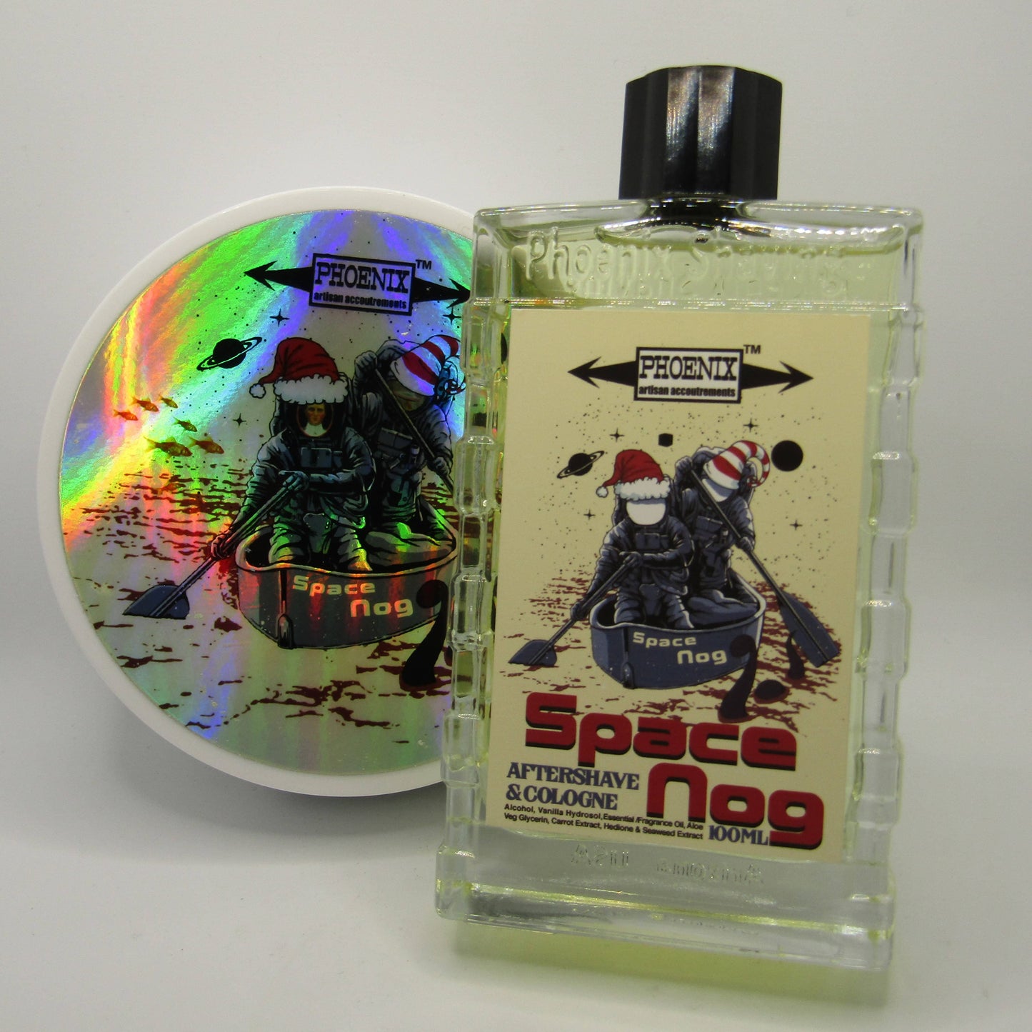 Space Nog Shaving Soap (CK-6) & Splash - by Phoenix Artisan Accoutrements (Pre-Owned)