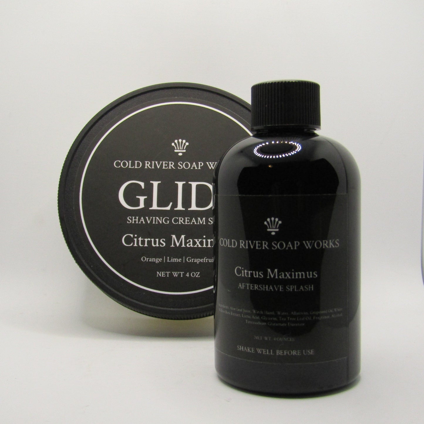 Citrus Maximus (Glide) Shaving Soap and Splash - by Cold River Soap Works (Pre-Owned)