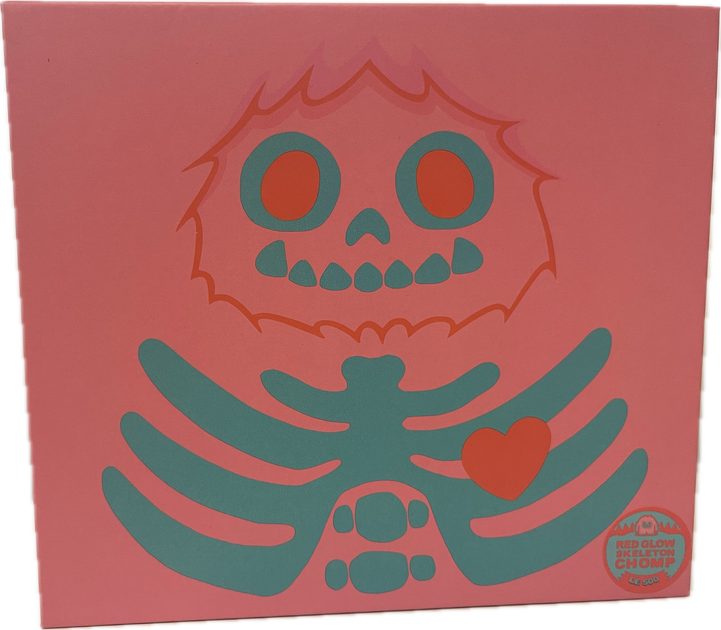 Five Inch Vinyl Figure Red Glow Skeleton Chomp LE 500