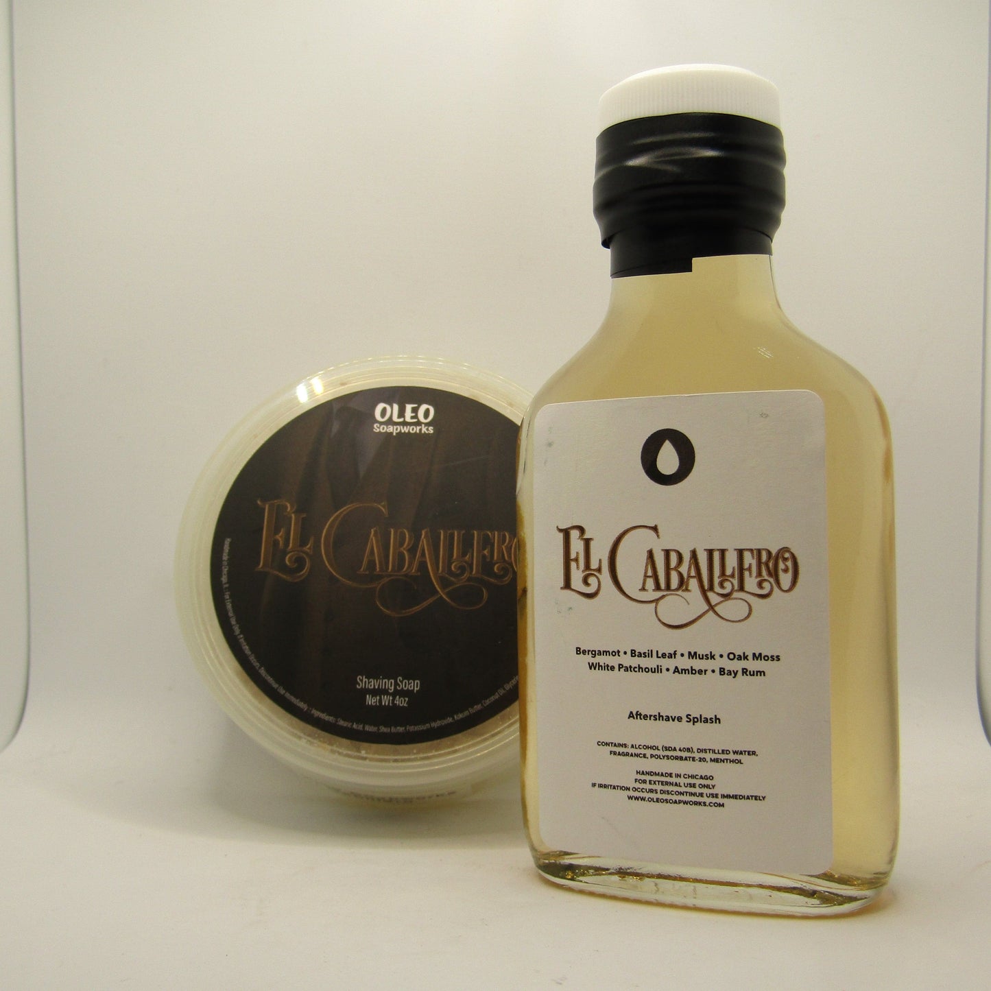 El Caballero Shaving Soap and Splash - by Chicago Grooming Co. (Pre-Owned)