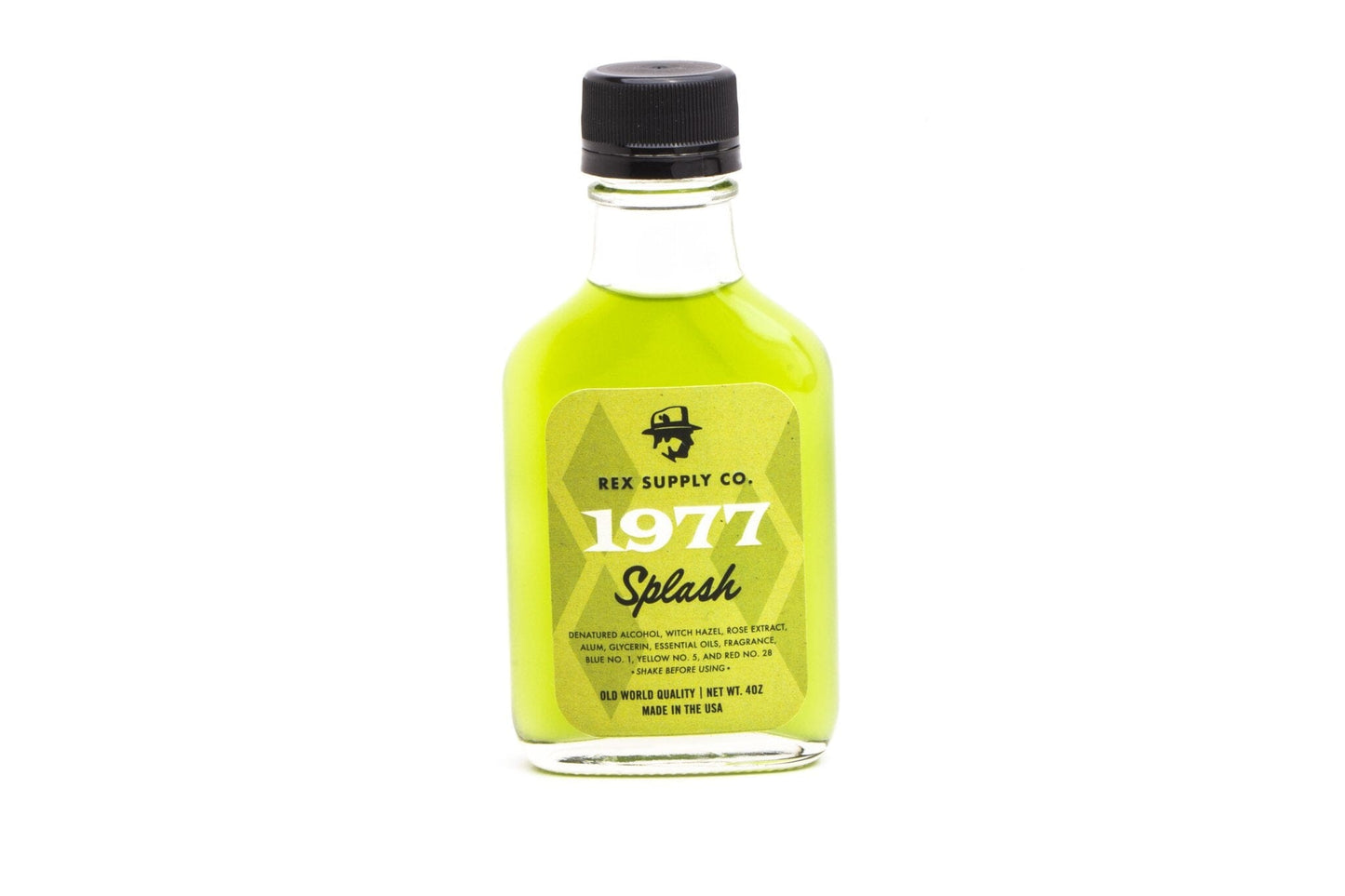 1977 Old World Tallow Aftershave Splash - by Rex Supply Co.
