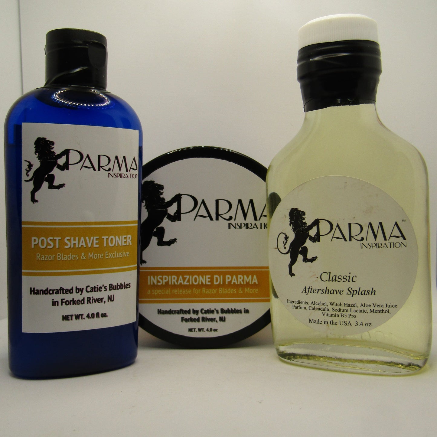Parma Inspiration Shaving Soap, Splash, and Toner - by Catie's Bubbles (Pre-Owned)