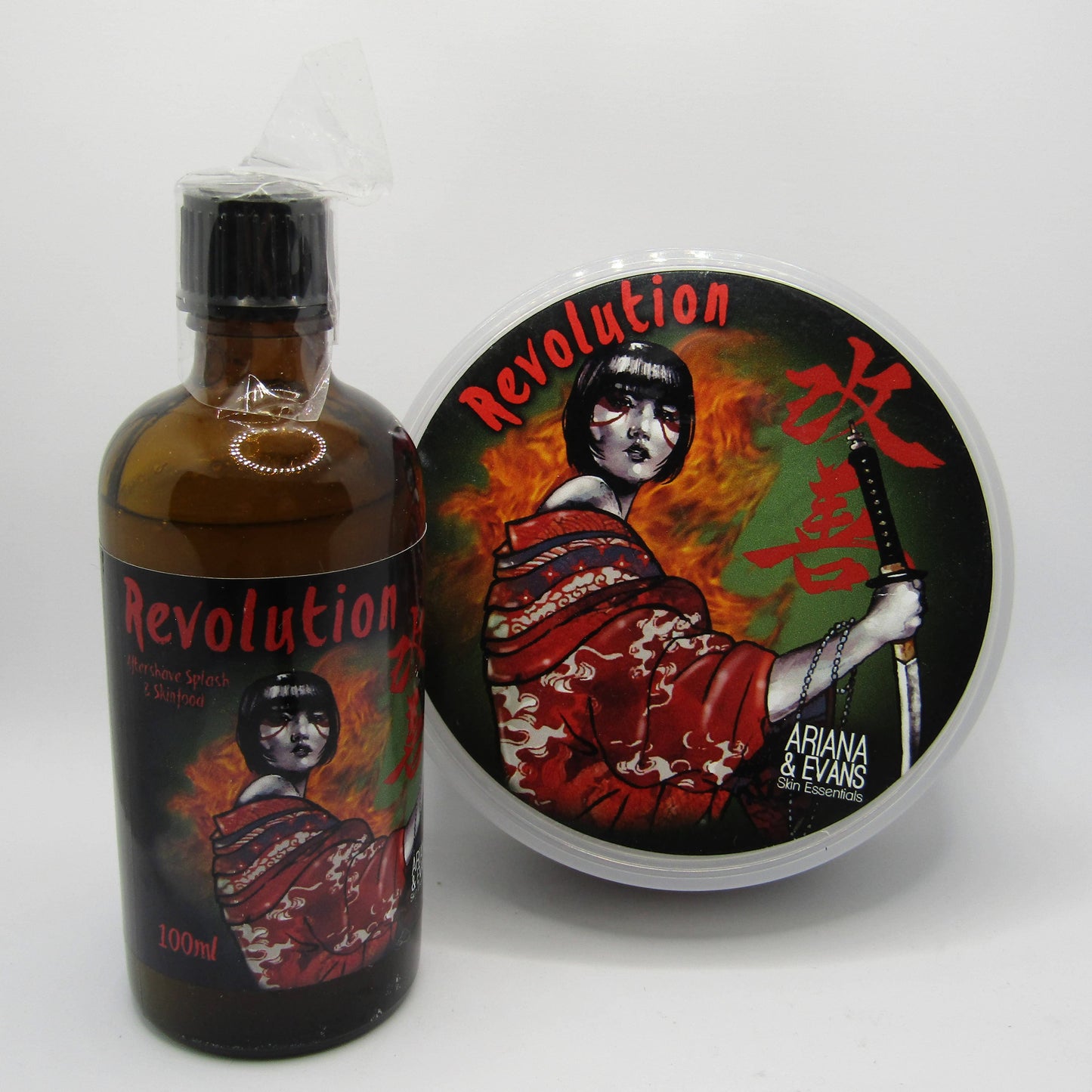Revolution Shaving Soap (Kaizen) and Aftershave Splash - by brand_Ariana & Evans (Pre-Owned)
