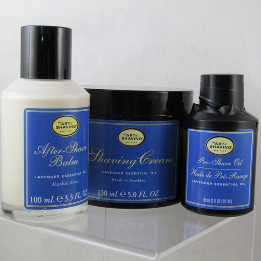 Lavender Essential Oil Shaving Cream - Balm - and Pre-Shave - by Art of Shaving (Pre-Owned)