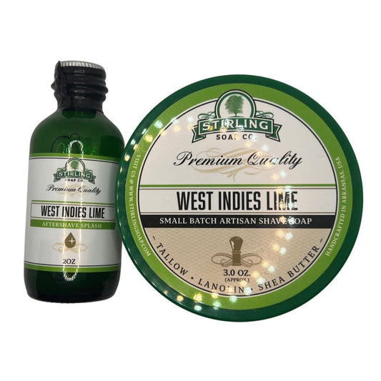 West Indies Lime Shaving Soap (3oz) and Splash - by Stirling Soap Co. (Pre-Owned)