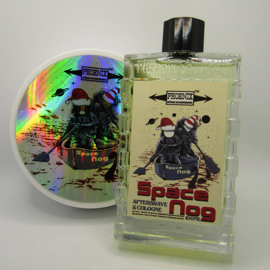 Space Nog Shaving Soap (CK-6) & Splash - by Phoenix Artisan Accoutrements (Pre-Owned)
