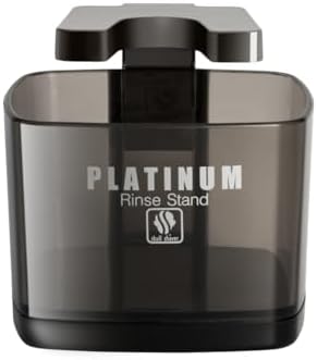 Skull Shaver Platinum Rinse Stand for Pitbull, Butterfly Kiss and Palm Electric Shavers (Black)