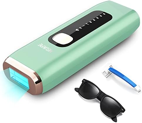 IPL Laser Hair Removal Device for Women Men at Home Upgraded to 999,900 Flashes Permanent for Facial Legs Arms Bikini Line Whole Body Treatment