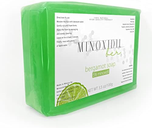 Josue Echavarria Beard and Mustache Soap Minoxidil 5% and Bergamot