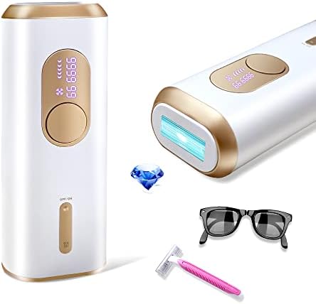 Gollerry Mrs Ipl Laser Hair Removal For Women Permanent，Sapphire Ice-Cooling Ipl For Facial Legs Arms Whole Body Treatment，999999 Flashes Fda Cleared Home Use Ipl Hair Removal Device.