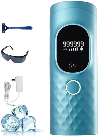 Merdray Laser Hair Removal for Women and Men, 5 Gears Hair Removal Device, IPL Hair Removal with Ice-Cooling System for Long-Lasting Result, 999,997 Times for Body & Face at-Home Use, FDA registered