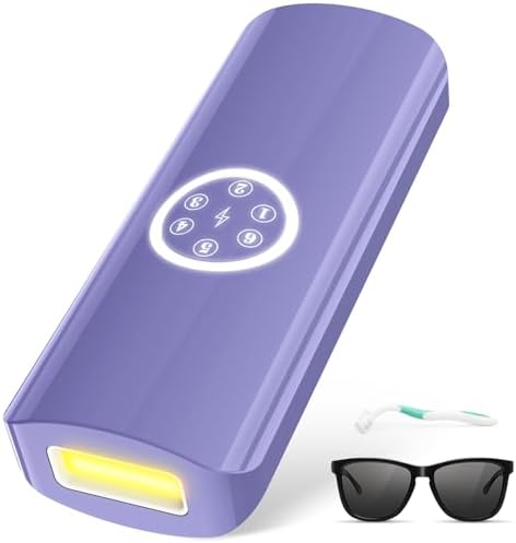 Laser Hair Removal for Women and Men Permanent, IPL Hair Removal Device, Upgraded 999,999 Flashes,At Home Painless Hair Removal for Facial Armpits Legs Bikini Line Whole Body, Corded