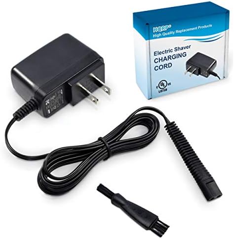 HQRP 6V Charger Works with Braun Cruzer 5 Beard&Head Type 5418 Trimmer Series 5 ContourPro 570s-4, 570cc 570cc-3 570cc-4 590cc 590cc-3 590cc4 8374 8377 ContourX Type 5751 Shaver AC Adapter