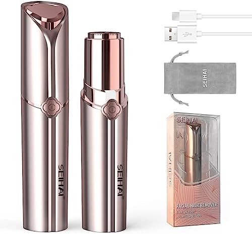 Facial Hair Removal for Women, Hair Removal Device(2023), SEIHAI Rechargeable Hair Remover for Women, Facial Hair Remover for Face, Upper Lip, Chin, with a Branded Storage Bag