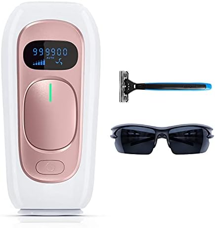 Laser Hair Removal for Women and Men, Permanent IPL Hair Removal Device New Upgraded 999,900 Flashes for Face Legs Arms Whole Body At-Home Use.