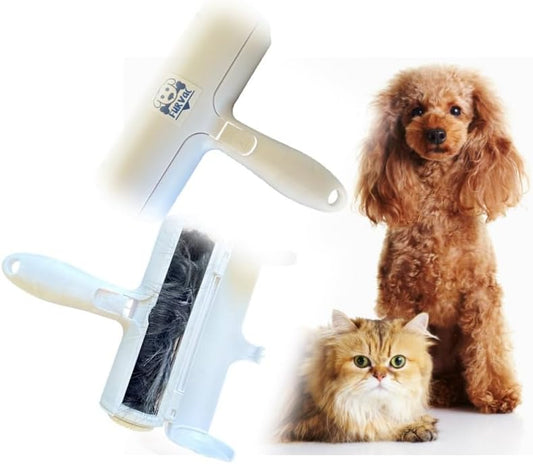 Reusable Lint, Dirt and Pet Hair Remover - Multi Surface Lint, Fur and Pet Hair Cleaning Tool for use on Furniture, Carpets, Upholstery, Couches, Chairs, Dog Beds and Car Seats.