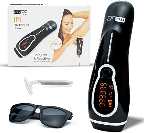 TECHCIFY Laser Hair Removal | Permanent Painless Hair Removal for Women | IPL Hair Removal with Five Energy Levels and 999,999 Flashes | Epilation for Women and Men at Home
