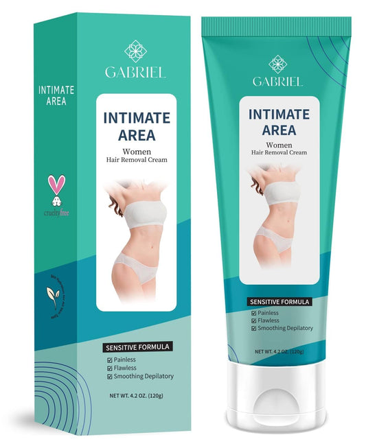 Hair Removal Cream - Fast and Painless Depilation for Smooth Skin, Dermatologist Tested for Sensitive Areas, Hair Remover Cream For Women