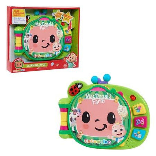 COCOMELON Learning Book Interactive Toy for Toddlers with 3 Learning Modes, 50 Learning Phrases, Ages 18+ Months, Officially Licensed Kids Toys for Ages 18 Month, and Present