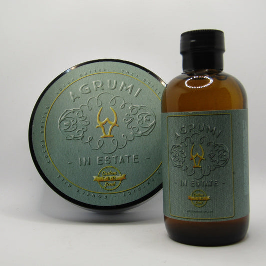 TSM Agrumi in Estate (Tallow) Shaving Soap and Splash - by Wholly Kaw (Pre-Owned)