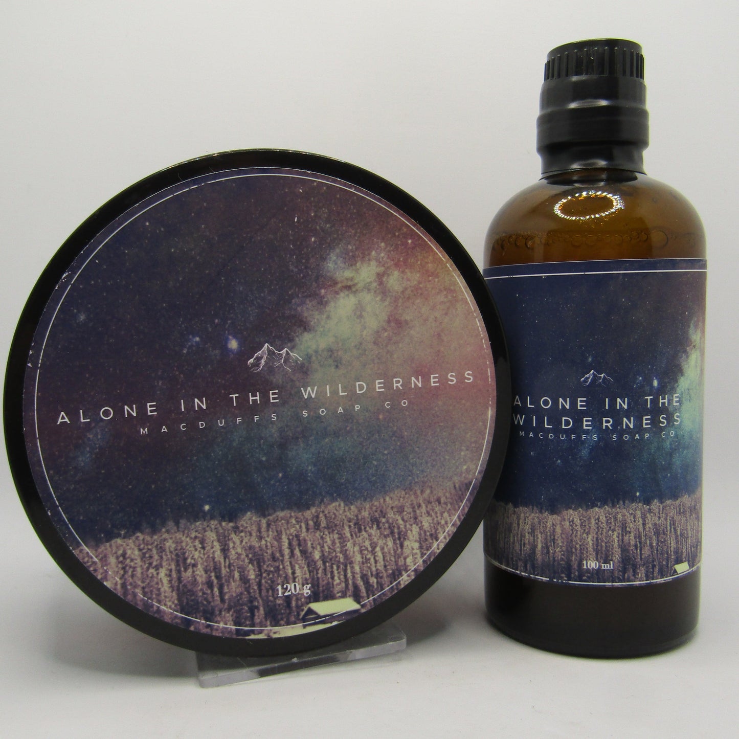 Alone in the Wilderness Shaving Soap and Splash - by MacDuffs Soap Co. (Pre-Owned)
