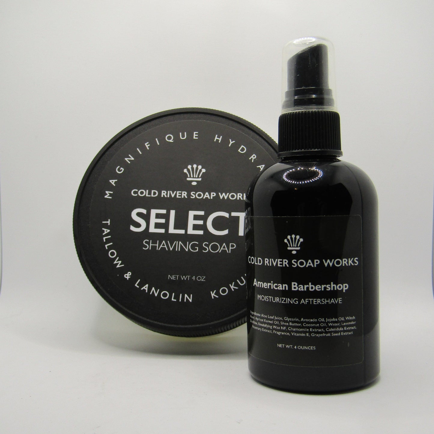 American Barbershop (Select) Shaving Soap and Splash - by Cold River Soap Works (Pre-Owned)