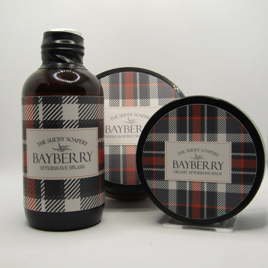Bayberry (Mango Butter) Shaving Soap, Splash, and Balm - by Sudsy Soapery (Pre-Owned)