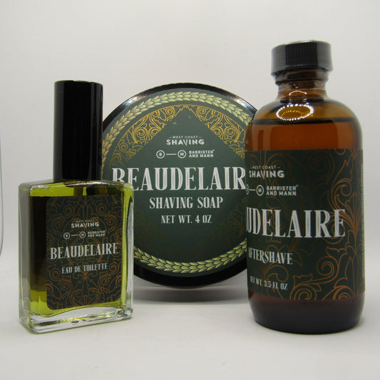 Beadelaire Shaving Soap, Splash, and EDP - by Barrister and Mann (Pre-Owned)