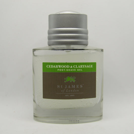 Cedarwood & Clarysage Post-Shave Gel - by St James of London (Pre-Owned)