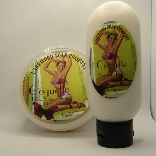 Coquette Shaving Soap and Balm - by Lakewood Soap Co (Pre-Owned)