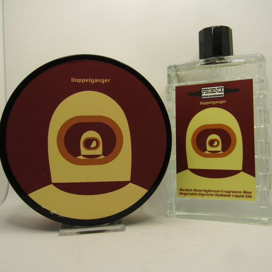 Doppelganger Red Oxblood (CK-6) Shaving Soap and Splash - by Phoenix Artisan Accoutrements (Pre-Owned)