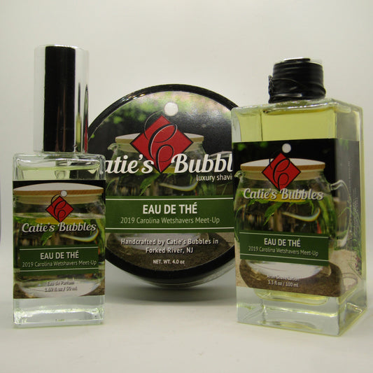 Eau de The Shaving Soap, Splash, and EDP - by Catie's Bubbles (Pre-Owned)