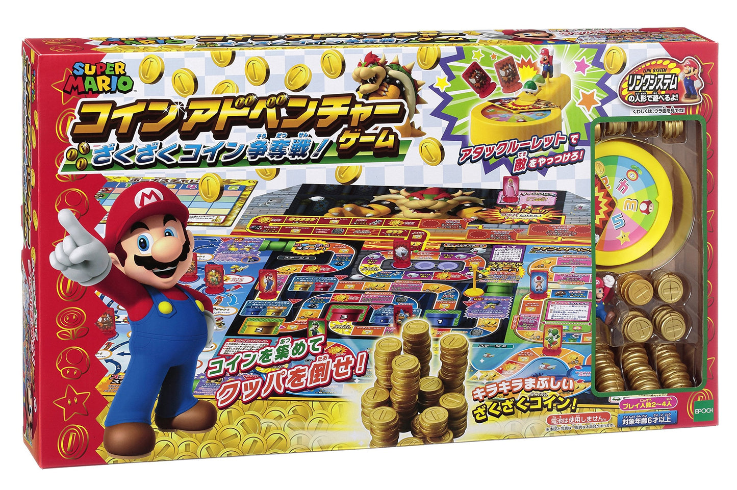 EPOCH Super Mario Coin Adventure Game Coin Battle