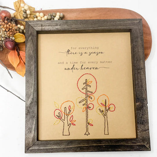 Every Season Stitched Wall Art