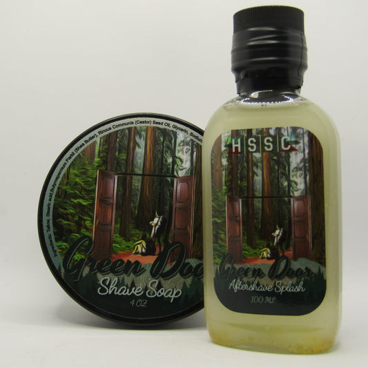 Green Door Shaving Soap and Splash - by Highland Springs Soap Co. (Pre-Owned)