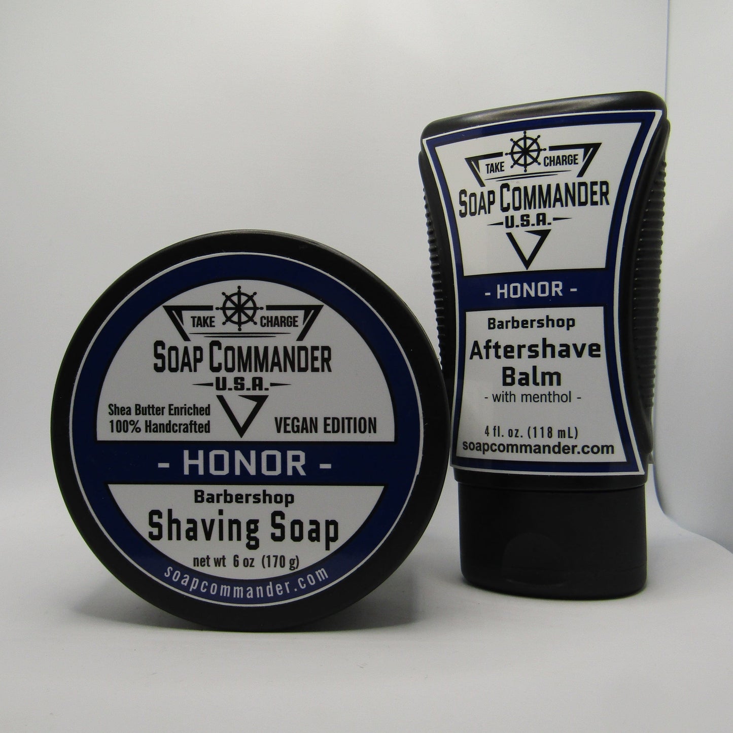 Honor Shaving Soap and Balm - by Soap Commander (Pre-Owned)