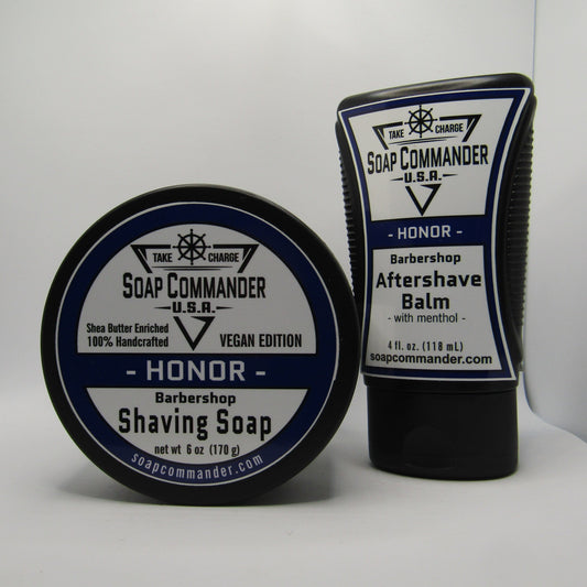 Honor Shaving Soap and Balm - by Soap Commander (Pre-Owned)