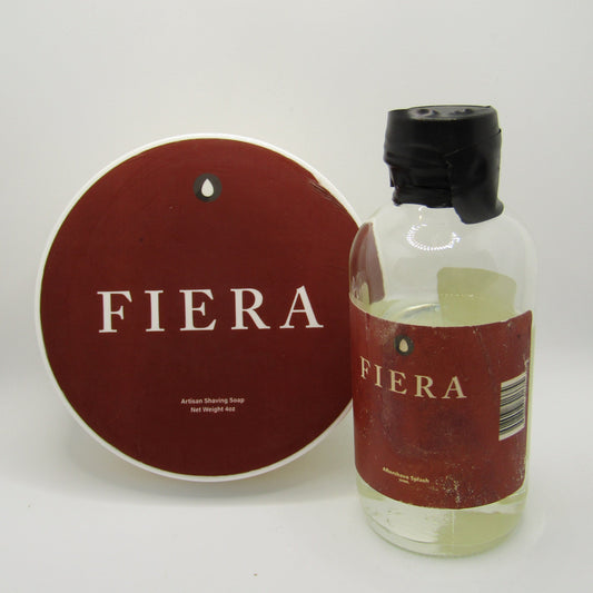 Fiera Shaving Soap and Aftershave Splash - by Oleo Soapworks (Pre-Owned)