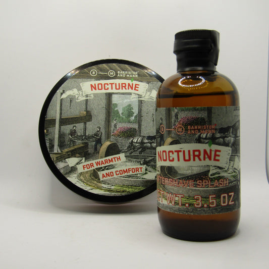 Nocturne Shaving Soap and Splash - by Barrister and Mann (Pre-Owned)