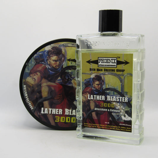Lather Blaster 3000 Shaving Soap (CK-6) and Splash - by Phoenix Artisan Accoutrements (Pre-Owned)