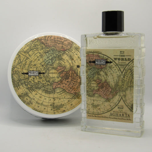 Agharta Shaving Soap (Formula CK-6) and Splash - by Phoenix Artisan Accoutrements (Pre-Owned)