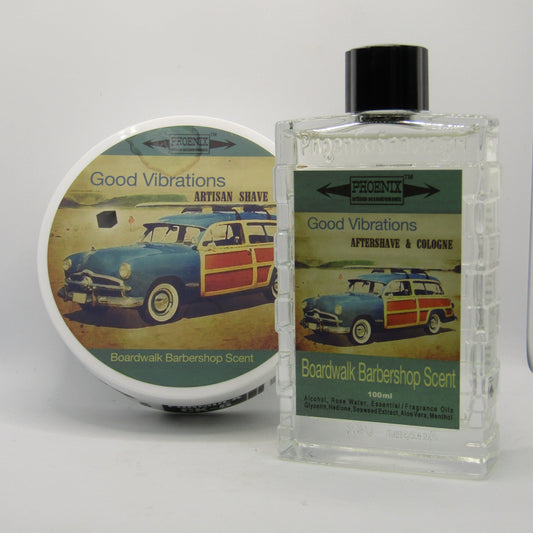 Good Vibrations Shaving Soap (CK-6) and Splash - by Phoenix Artisan Accoutrements (Pre-Owned)