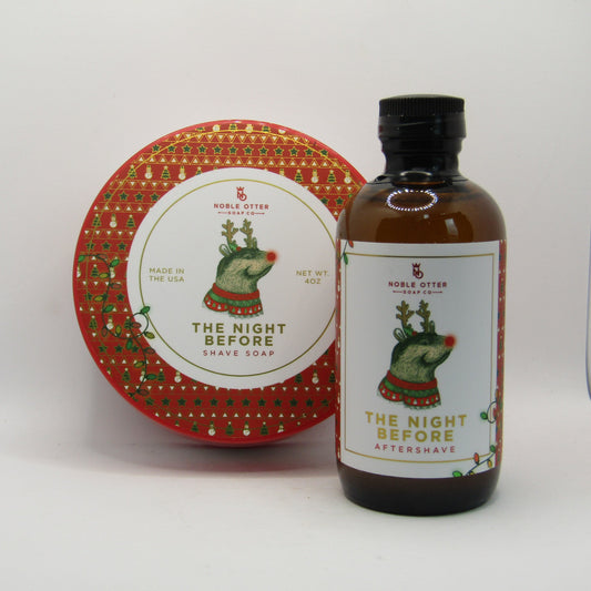 The Night Before Shaving Soap and Aftershave Splash - by Noble Otter (Pre-Owned)