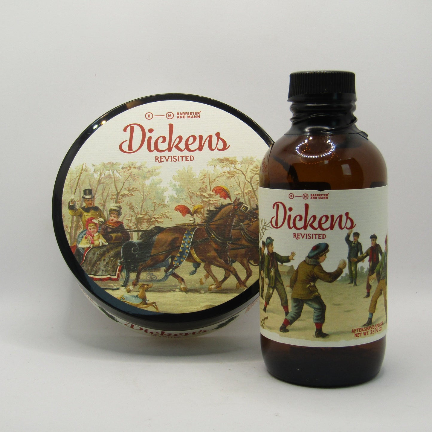 Dickens Revisited Shaving Soap and Aftershave Splash - by Barrister and Mann (Pre-Owned)