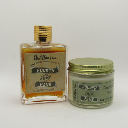 Fourth & Pine Post-Shave Salve and Toner  - by Chatillon Lux (Pre-Owned)