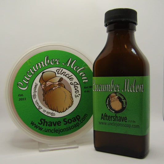 Cucumber Melon Shaving Soap and Splash - by Uncle Jon's (Pre-Owned)