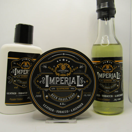 Imperial (Limited 28 of 100) Shaving Soap,  Splash, and Balm - by Lather Bros (Pre-Owned)
