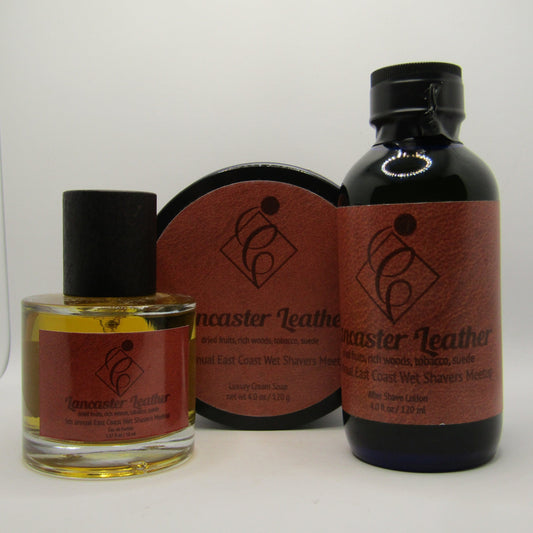 Lancaster Leather Shaving Soap, Splash, and EDP - by Catie's Bubbles (Pre-Owned)