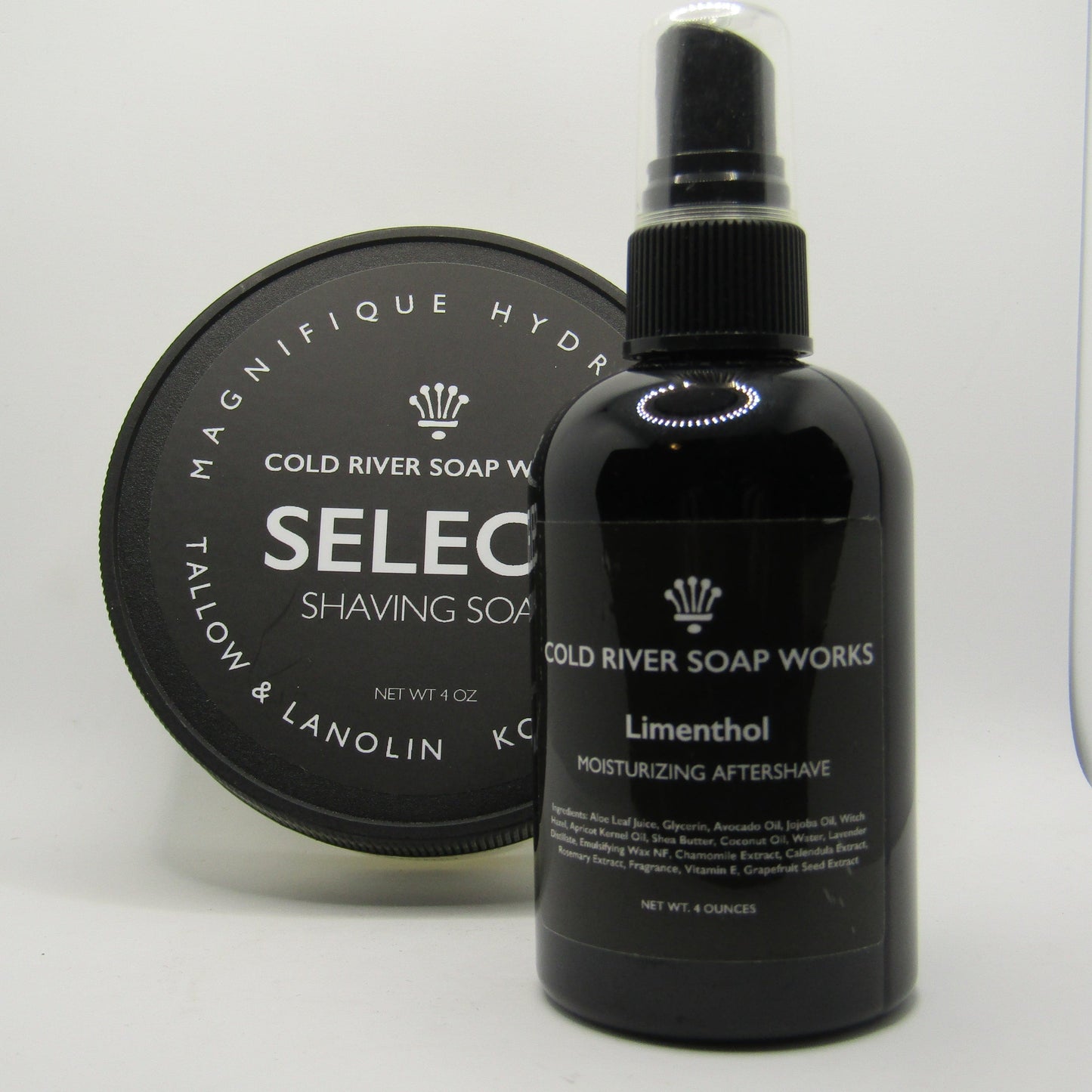 Limenthol (Select) Shaving Soap and Splash - by Cold River Soap Works (Pre-Owned)