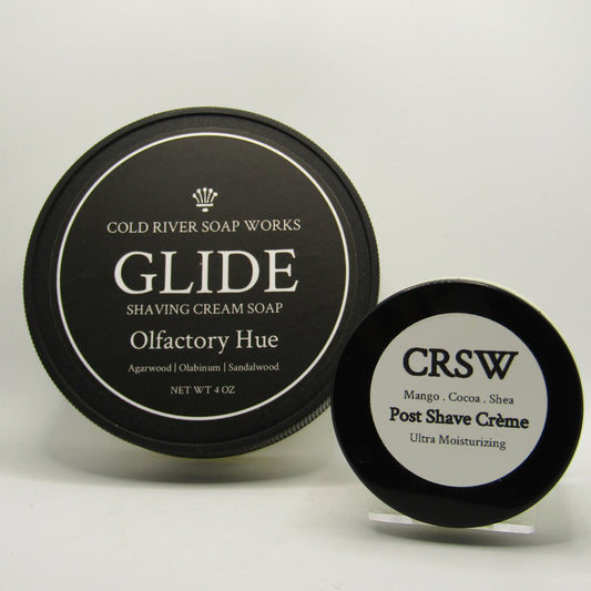 Olfactory Hue (Glide) Shaving Soap and Balm - by Cold River Soap Works (Pre-Owned)
